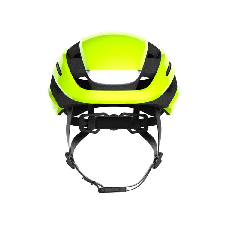 Lumos Ultra Electric Lime Mips 54-61 cm | gul cykelhjelm med indbygget lys og mips