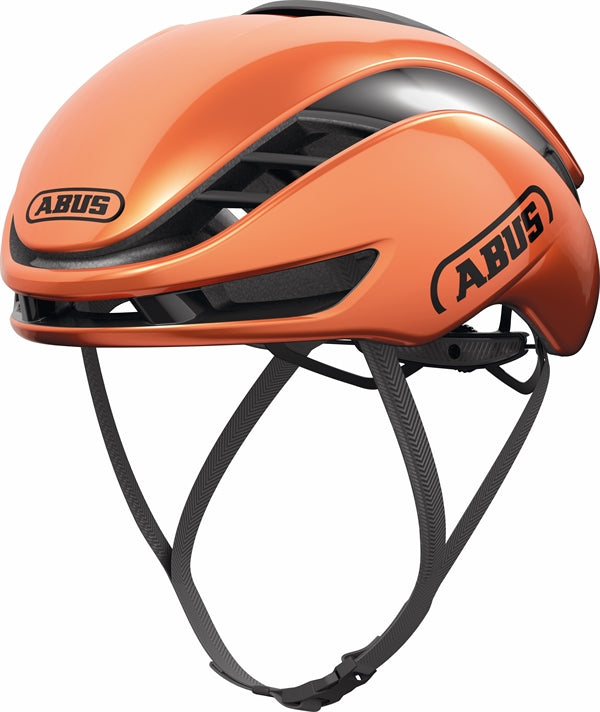 Abus Gamechanger 2.0 Goldfish Orange. Orange aerohjelm til tri og landevej