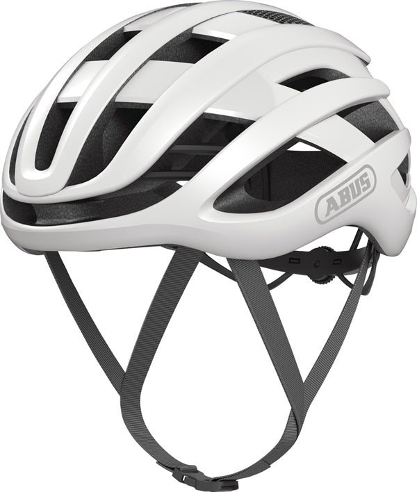 Abus Airbreaker Polar White Matt. Mat hvid landevejshjelm