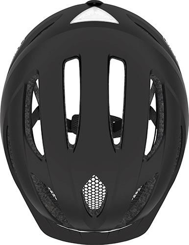 Abus Pedelec 1.1 Black Edition med regnslag og LED lys. Cykelhjelm til elcykel