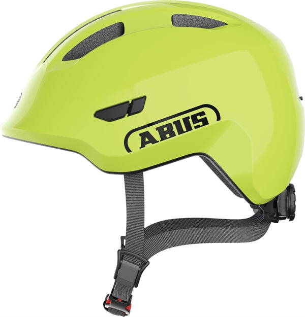 Abus Smiley 3.0 Shiny Yellow | gul cykelhjelm til baby og små børn