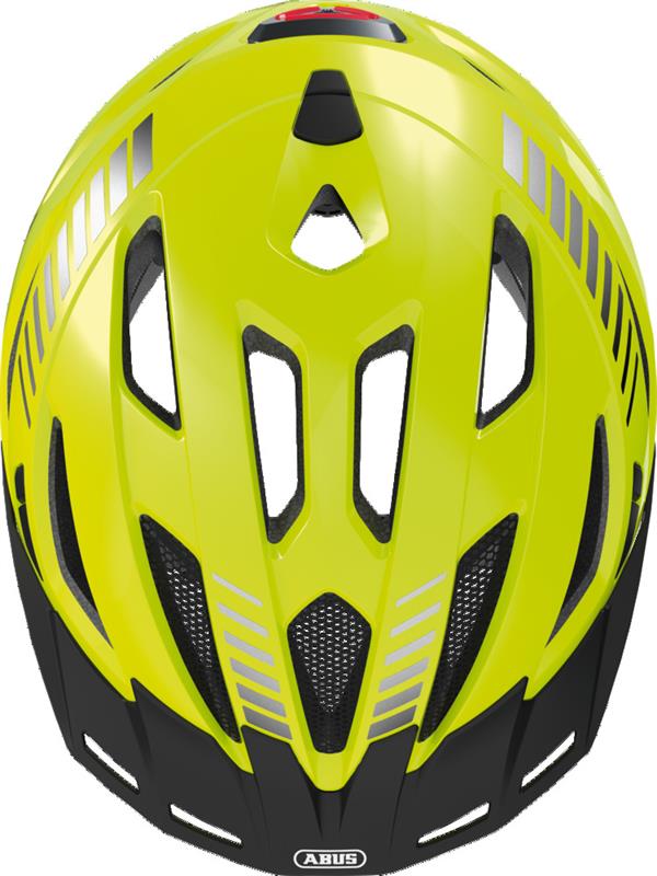 Abus Urban-I 3.0 Cykelhjelm Signal Yellow med LED lys