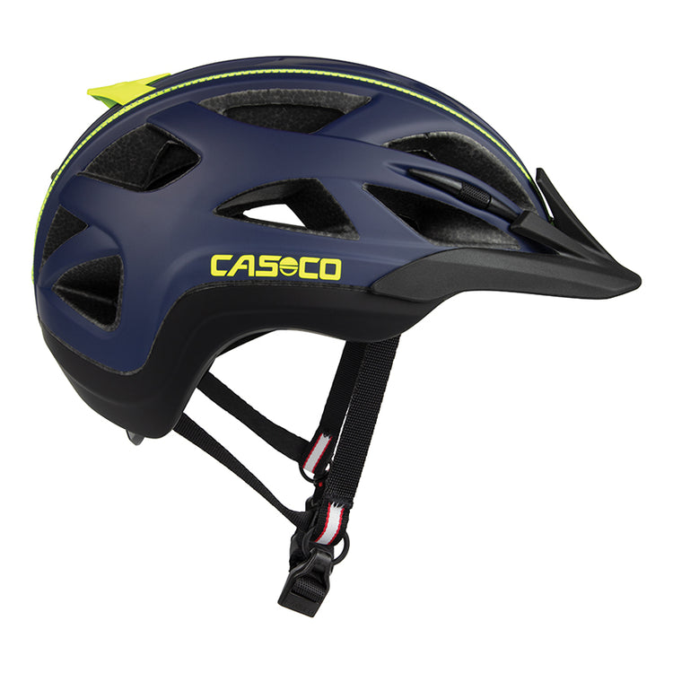 Casco activ 2 neon nightfall. Mørkeblå cykelhjelm