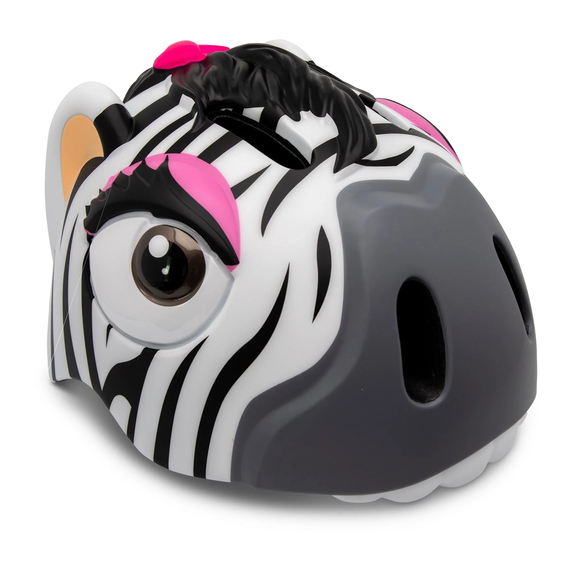 Crazy Safety White Zebra. Hvid zebra cykelhjelm