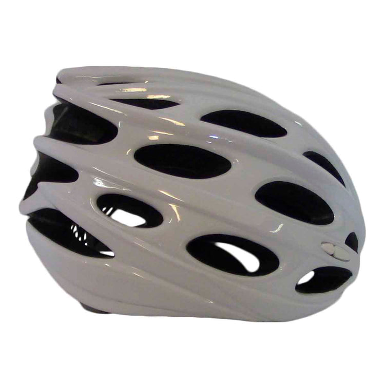 EGX Helmet City Road Shiny White | blank hvid cykelhjelm til landevej og sport