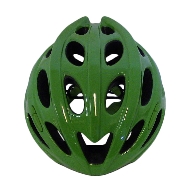 Grøn cykelhjelm med Fidlock magnetspænde