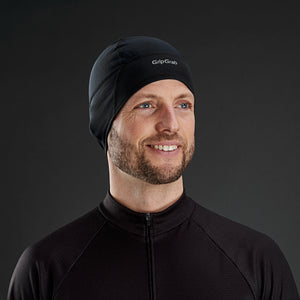 Gripgrab Skull Cap Windster | sort vindtæt cykelhue