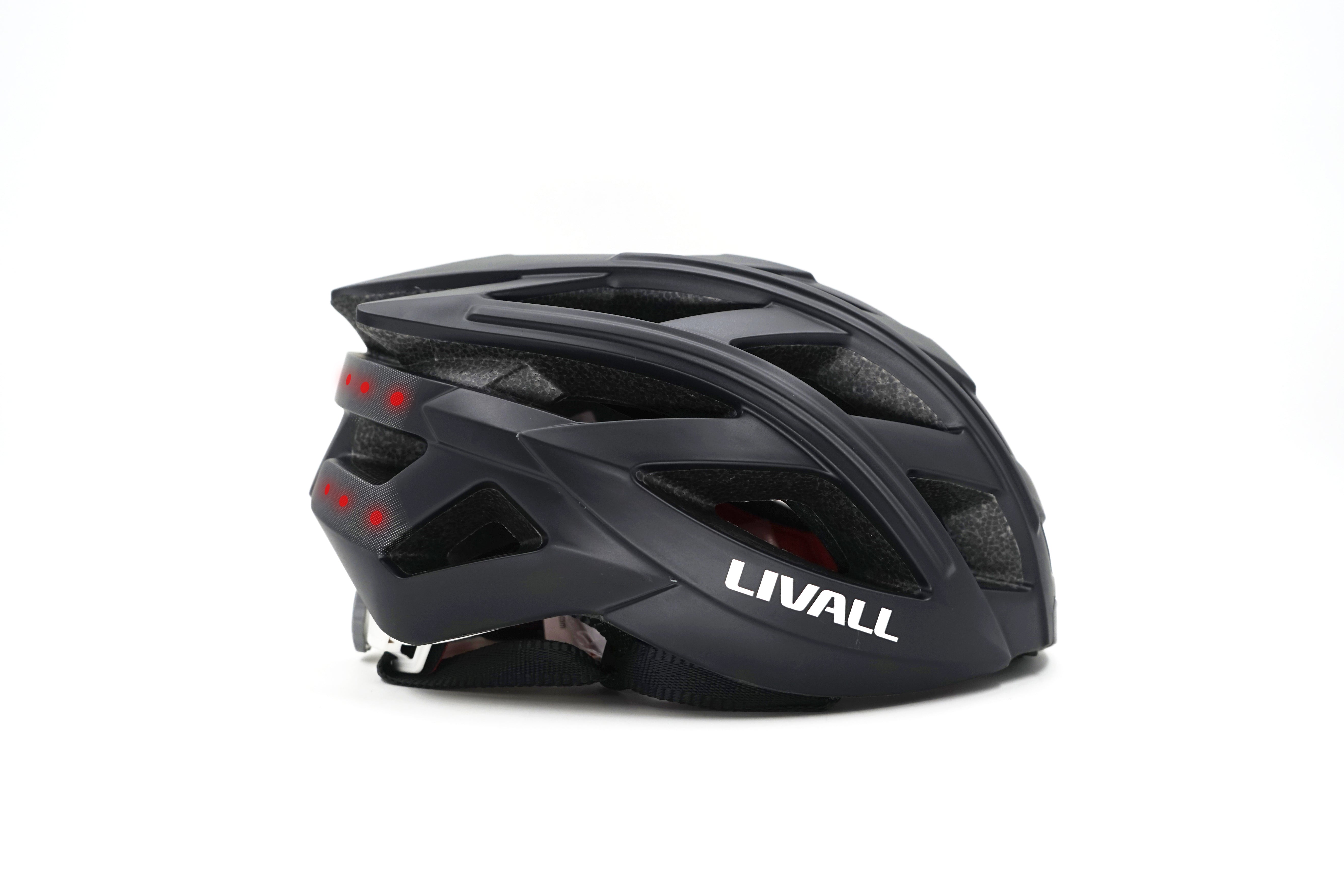 Livall BH60 SE Black Bluetooth str. 55-61 cm | cykelhjelm til landevej med led lys