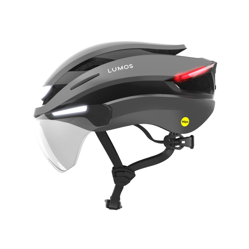 Lumos Ultra E-Bike Mips Visor Gunmetal Grey med visir . Cykelhjelm NTA 8776 godkendt