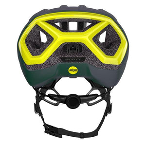 Scott Centric Plus (Mips) Prism Green Radium Yellow | Grøn og gul tophjelm fra Scott til landevej